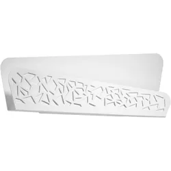 Licht-Erlebnisse Wandlampe THURO Weiß Metall Kunststoff indirekte Beleuchtung 2x G9 max. 40W LE70383