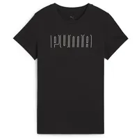 Puma Unisex PUMA Sport Graphic Tee T-Shirts, PUMA Black,