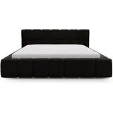 GRAINGOLD Polsterbett, Schwarz, Textil, 140x200 cm, Schlafzimmer, Betten, Polsterbetten