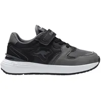KangaROOS Unisex Kinder K-Sneak Base Ev, Jet Black Steel