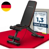 Sportstech BRT250 Hantelbank Klappbar & Verstellbar – Multifunktionale Fitnessba