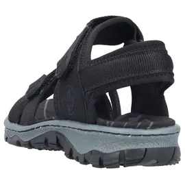 Rieker Trekkingsandale Herren Schwarz 42
