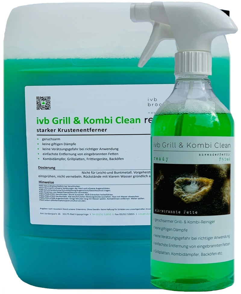 ivb broecker ivb Grill & Kombi Clean ready 5l, geruchsarmer Grill & Kombi Reiniger