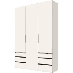 Kleiderschrank WIMEX "Level by fresh to go", weiß, B:150cm H:236cm T:58cm, Schränke, mit Schubladen