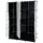 MCW Steckregal Kunststoff 37x37x47 cm Schwarz/Weiß