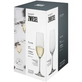 Schott Zwiesel Forté Sektgläser 4er Set transparent
