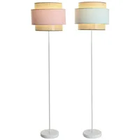 HOME DECOR S3043623 38x38x154 Cm Stehlampe 2 Einheiten -