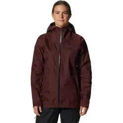 Regenjacke Frauen Mountain Hardwear Threshold ROT|orchideenviolett M