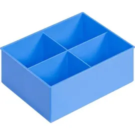 ALUTEC München Werkzeugeinlage Polystyrol 170 x 137 x 65 mm blau