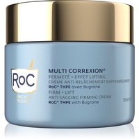 RoC - Multi Correxion Anti-Sagging Firm Lift Gesichtscreme - 3-in-1 - Hyaluronsäure - Anti Aging - Gegen Schwellungen und Dunkle Augenringe - Verbessert die Festigkeit - 50 ml