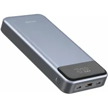 Swissten Power Bank 30000 mAh 133 W), Powerbank, grau