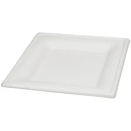 Wisefood Einwegteller quadratisch 20 cm weiß 200er Set