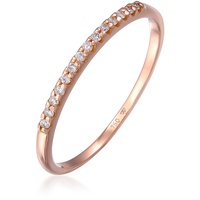 Elli DIAMONDS Verlobung Diamanten (0.07 ct.) Edel 750 Roségold Ringe Damen