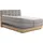 Home Affaire Boxspringbett HOME AFFAIRE "Naome", grau (stone), B:161cm L:217cm, 100% Polyester, Komplettbetten, Boxspringbett, Boxspringbett, Inklusive Topper