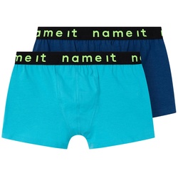 name it - Boxershorts Nkmboxer 2Er Pack In Navy Peony, Gr.122/128