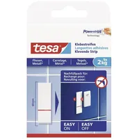 Tesa 77760 Klebestreifen Weiß Inhalt: 9 St.