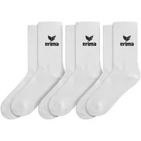 Erima Unisex Kinder Sport Socks 3pack (2182505), new white,