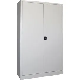 Stier Flügeltürenschrank, 1950x1200x400 mm, 4 Böden verzinkt, RAL 7035