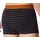 SCHIESSER Trunk 955 blau/orange gestreift 4 3er Pack