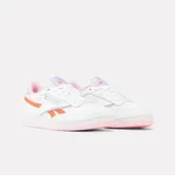 Unisex Kinder Club C Revenge Sneaker,Ftwwht Orgfla Pnkglw,35 EU