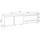 SKRAUT HOME Lowboard 212x61 cm Beige Holzwerkstoff