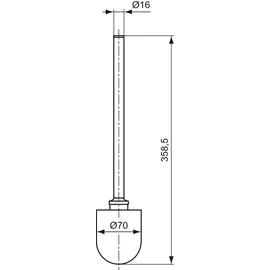 Ideal Standard WC-Bürstengarnitur H960036NU Weiß