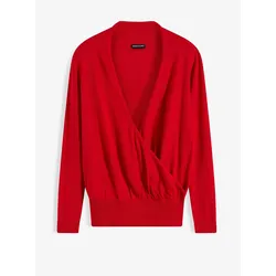 bonprix Wickel-Pullover, rot, 40/42 (M), Wolle