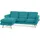 Konsimo Ecksofa Tagio ¦ türkis/petrol ¦ Maße (cm): B: 190 H: 78