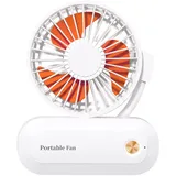Nackenventilator, Mini-tischventilator, Wiederaufladbarer, Multifunktionaler Tragbarer Ventilator Mit 3 Geschwindigkeitsstufen