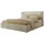 mks möbel Polsterbett mit Bettkasten - beige - Maße (cm): B: 168 H: 103