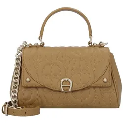 AIGNER Diadora Handtasche Leder 23 cm resin yellow