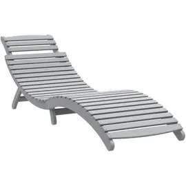 vidaXL Sonnenliege 184 x 55 x 64 cm Grau