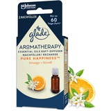 Glade Aromatherapy Essential Oils Duft-Diffuser Nachfüller, Pure Happiness, Orange Neroli, Aroma Diffuser, 17,4ml