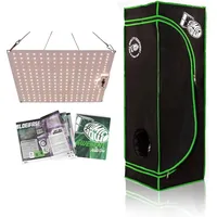 AtomicGrow Growzelt + LED Growlight AtomX600 Full Spectrum Growth Lamp Growzelt Komplett