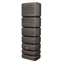 4rain Slim Wood Decor Wandtank 350 l darkwood