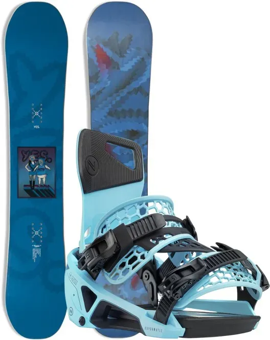 YES TYPO 2024 inkl. NIDECKER SUPERMATIC escape cyan - 149 | S