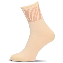 TAMARIS Zebra Socken 2er Pack Beige 35-38