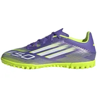Adidas F50 Club Tf Fußballschuhe, Purple Rush/Cloud White/Lucid Lemon,
