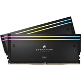 Corsair Dominator Titanium RGB schwarz DIMM Kit 32GB, DDR5-7200, CL34-44-44-96, on-die ECC (CMP32GX5M2X7200C34)