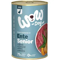 WOW Hundenassfutter Senior Ente