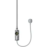 luxebath ML-Design Heizstab 600W Chrom mit Thermostat und LCD Bildschirm Timing-Funktion