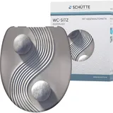 Schütte WC-Sitz Yin & Yang Chrom