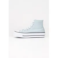 Converse "CHUCK TAYLOR ALL STAR LIFT PLATFORM", Gr. 39,5, you dew you, weiß, schwarz, Textil, sportlich, Schuhe