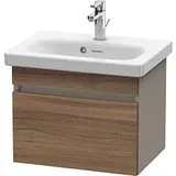 Duravit DuraStyle Waschtisch-Unterschrank DS630307943 50 x 36,8 cm, nussbaum natur/basalt matt, 1 Auszug