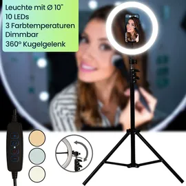 casativo-lighting LED-Ringlicht schwarz