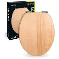 SANITOP-WINGENROTH aquaSu® Holz WC-Sitz mit Absenkautomatik Venezia Toilettendeckel in