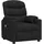 vidaXL Massagesessel 92 x 105 x 0 cm Polyester Schwarz mit Fernbedienung