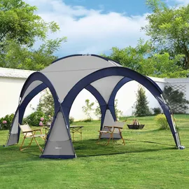 pro.tec Pavillon, Grästorp Festzelt Gartenpavillon Blau
