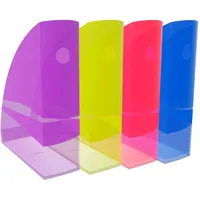 Exacompta Set mit 4 Stehsammlern Mag-Cube, Crystal - sortiert