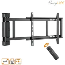 Easy Life EasyLife - TV Wandhalterung elektrisch schwenkbar, 32 bis 75 Zoll, VESA bis 600x400 (schwarz)